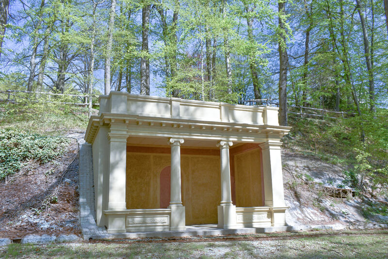 Parkanlage Bad Malente Pavillon mit Ausichtsterasse