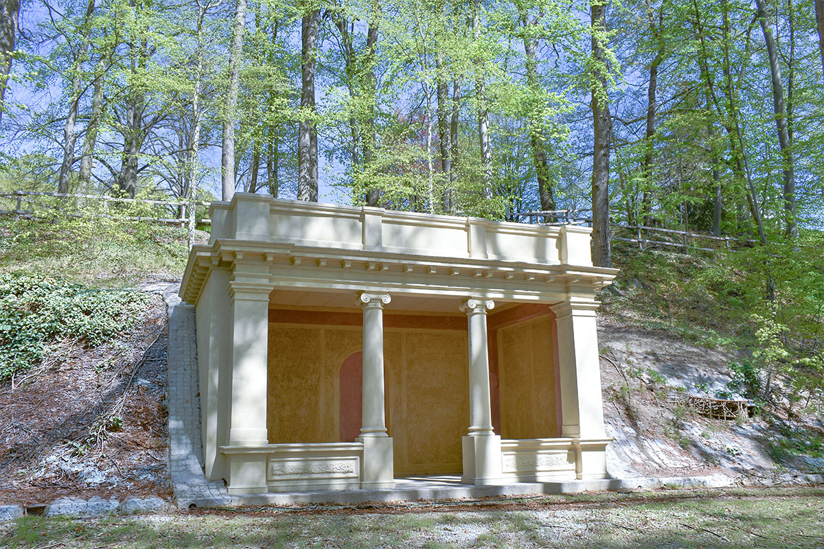 Parkanlage Bad Malente Pavillon mit Ausichtsterasse
