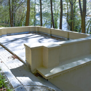 Parkanlage Bad Malente Pavillon mit Ausichtsterasse