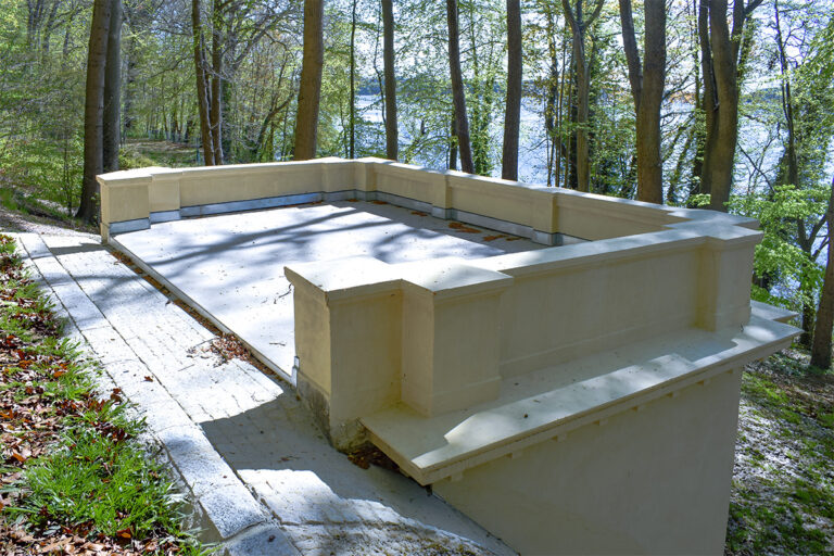 Parkanlage Bad Malente Pavillon mit Ausichtsterasse